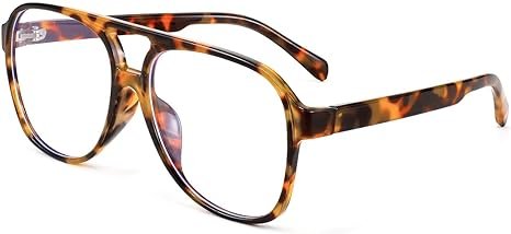 Retro bril met blauwlichtfilter in 70s 80s stijl voor mannen en vrouwen, computer- en gamingbril