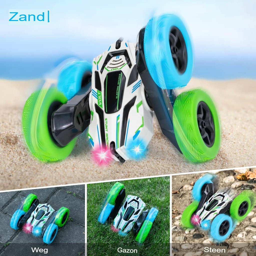 RC auto 4WD offroad speelgoedauto met afstandsbediening en verlichting voor kinderen