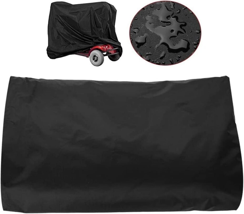 Waterdichte scooterhoes voor elektrische scooter en rolstoel, 140 x 66 x 95 cm