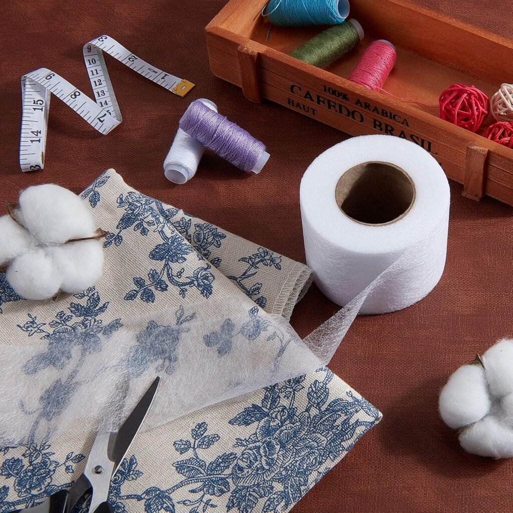 Witte strijkbare zoomtape van 30 meter, 6 cm breed, voor jeans, broeken, kleding en gordijnen zonder naaien, inclusief meetlint