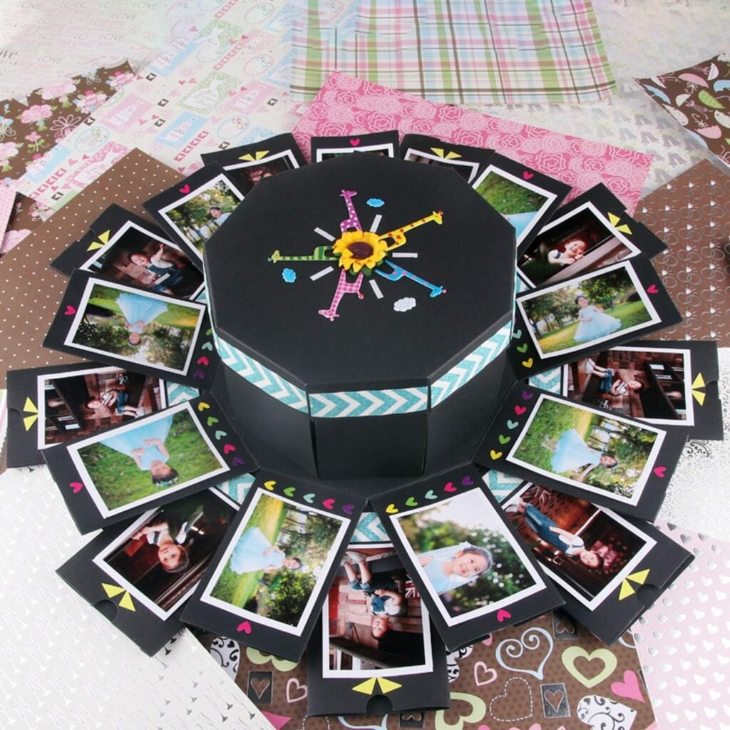 Creatieve explosiedoos geschenkset, verrassingsbox voor verjaardag en Moederdag met unieke herinneringen
