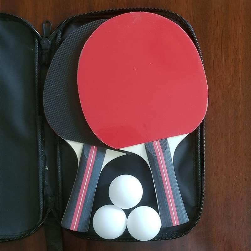 Tafeltennis set voor volwassenen met professionele batjes en pingpongballen voor training en wedstrijdspel