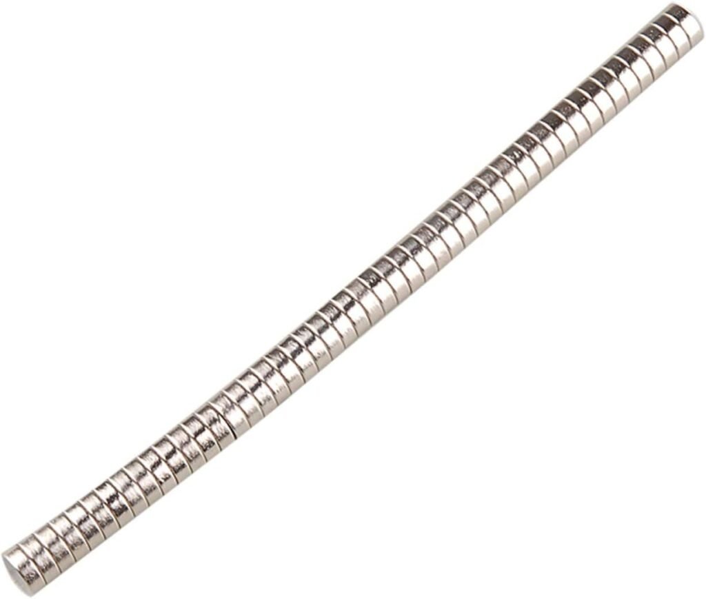50 stuks mini magneten 8 x 3 mm voor whiteboard, magnetisch bord en koelkast