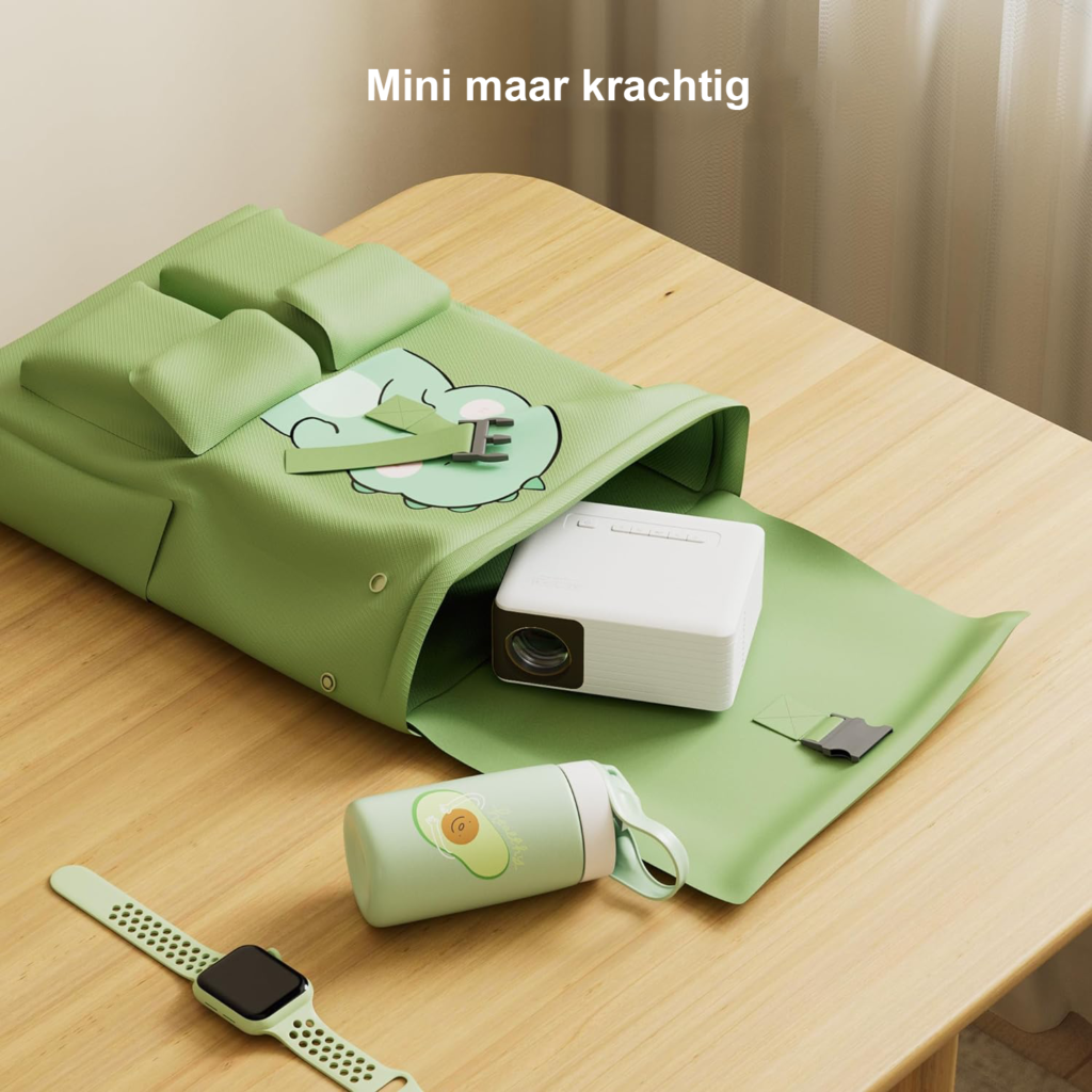 Mini draagbare projector HD 1080p met draadloze connectiviteit