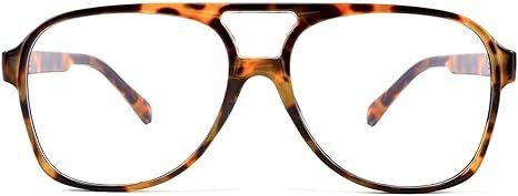 Retro bril met blauwlichtfilter in 70s 80s stijl voor mannen en vrouwen, computer- en gamingbril