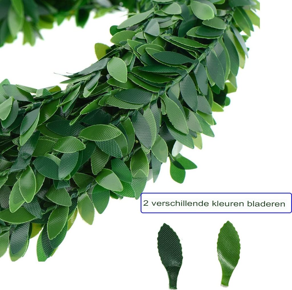 Kunstmatige klimop slinger als groene wanddecoratie voor bruiloft en tuin