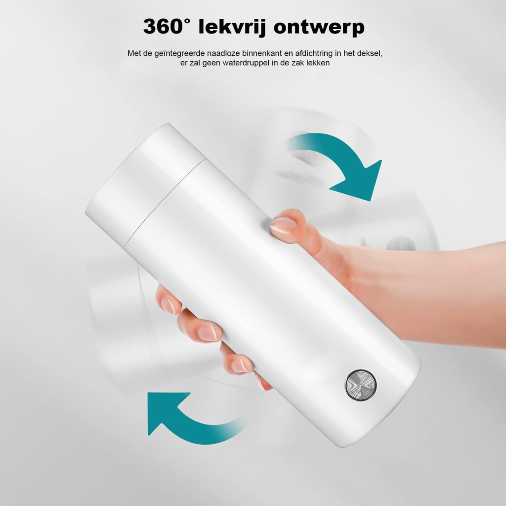 Reiswaterkoker 400 ml, compacte draagbare mini waterkoker met automatische uitschakeling