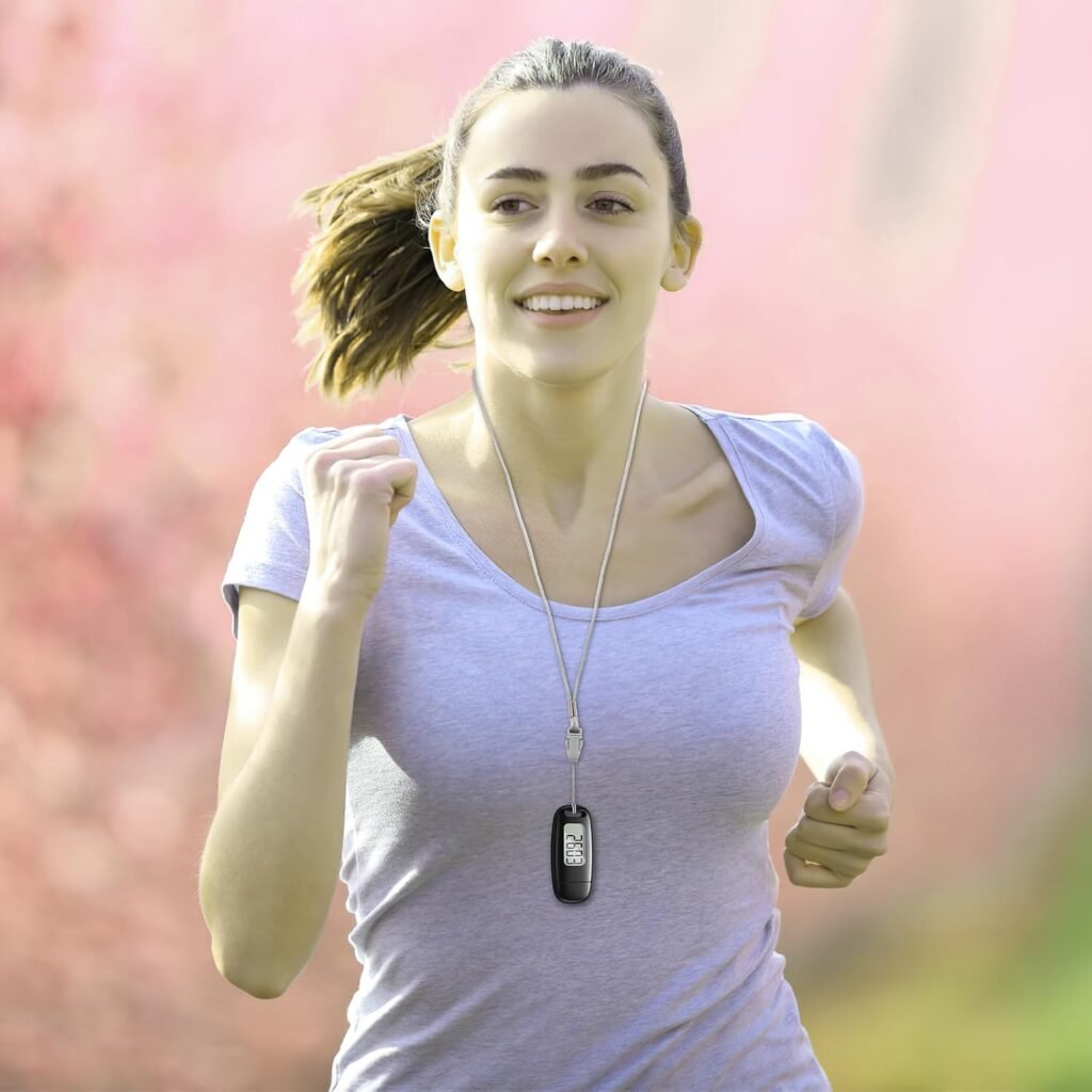 3D Stappenteller met USB-oplaadfunctie - Digitale stappenteller voor wandelen - Groot display zonder app - Nauwkeurige stappentelling