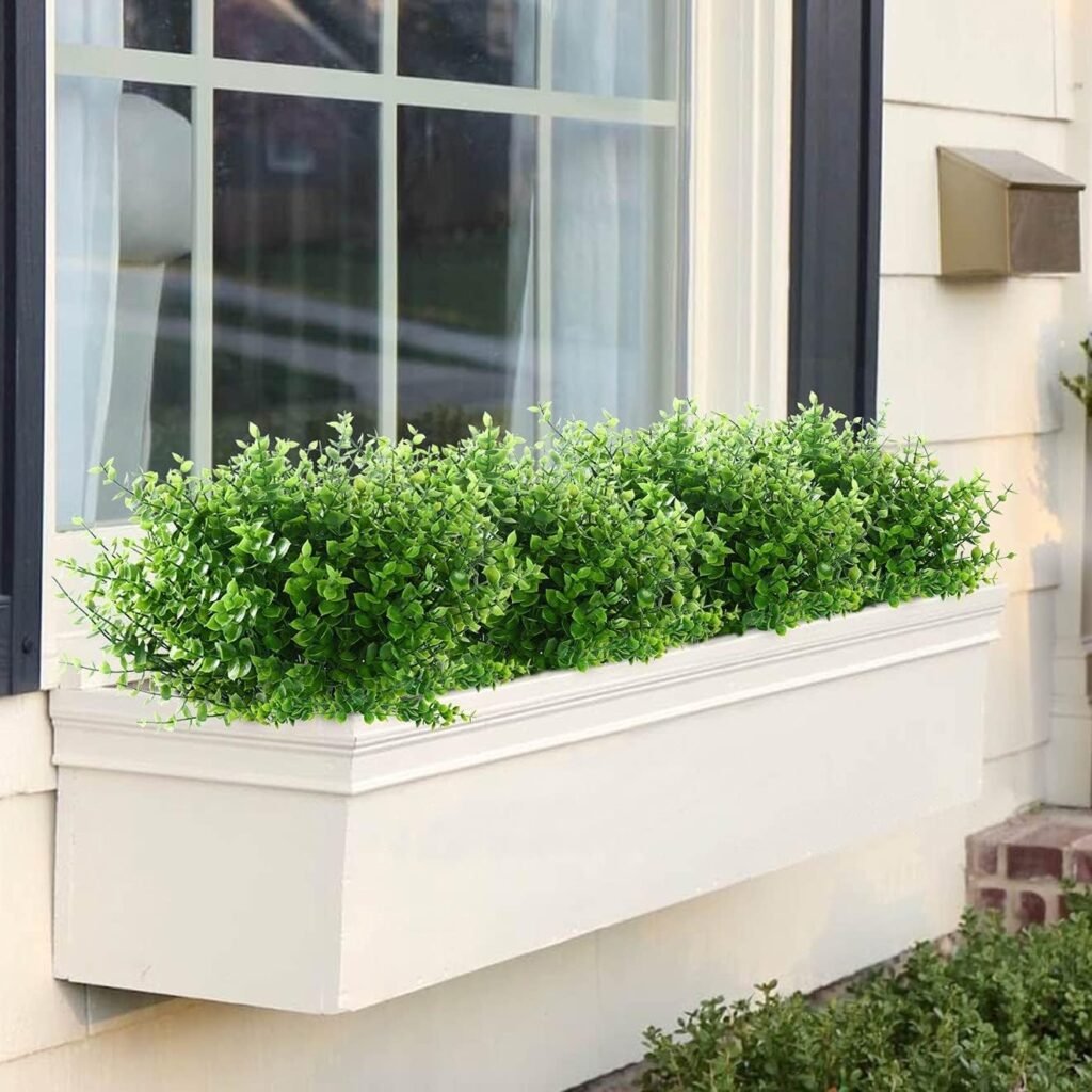 Kunstplantenset Klimop en Eucalyptus - Kunstplanten voor Binnen - Realistische Decoratie - Onderhoudsvrij