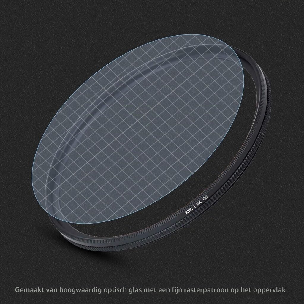 77mm verstelbare sterfilter set voor fotografie, Starburst Cross Screen lensfilter met filtertas