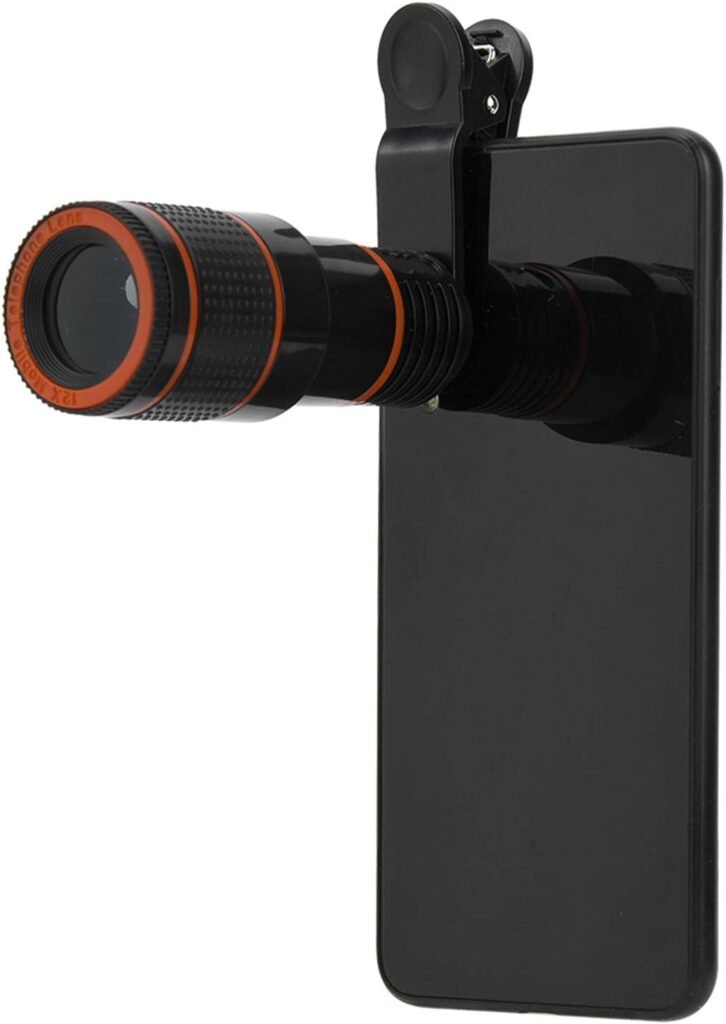 Telescopische telefoonlens met 12x zoom voor universele smartphones