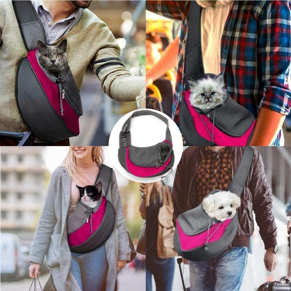 Hondendraagtas voor puppy’s met verstelbare schouderriem voor wandelen en reizen