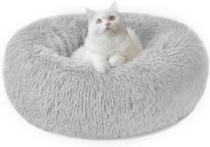 Huisdierenbed Pluche – Kattenbed en Hondenbed – Zachte Slaapplek voor Huisdieren – Makkelijk Schoon te Maken – Verschillende Maten en Kleuren