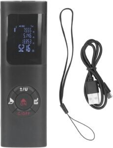 Laser Afstandsmeter 60 Meter – Digitale Afstandsmeter met Oplaadbare Batterij – Nauwkeurig Meetinstrument – Meetbereik tot 60 m