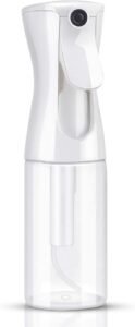 Haarspray Verstuiver 200 ml – Fijne Nevelspuitfles voor Haarverzorging – Herbruikbare Waterverstuiver – Transparant en Draagbaar
