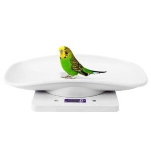 Digitale Huisdierenweegschaal – Elektronische Weegschaal voor Katten en Honden – Nauwkeurige Gewichtsmeting met Tarrafunctie – Compact Design met LCD-scherm