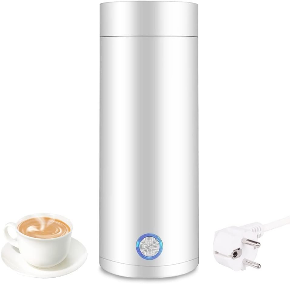 Draagbare elektrische mini waterkoker van roestvrij staal met automatische uitschakeling voor koffie, thee en camping