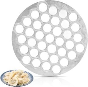 Aluminium Dumpling Maker – Pelmeni- en Vareniki Maker voor Zelfgemaakte Gevulde Deegwaren – Keukenaccessoire voor Siberische Gerechten – Vaatwasserbestendig