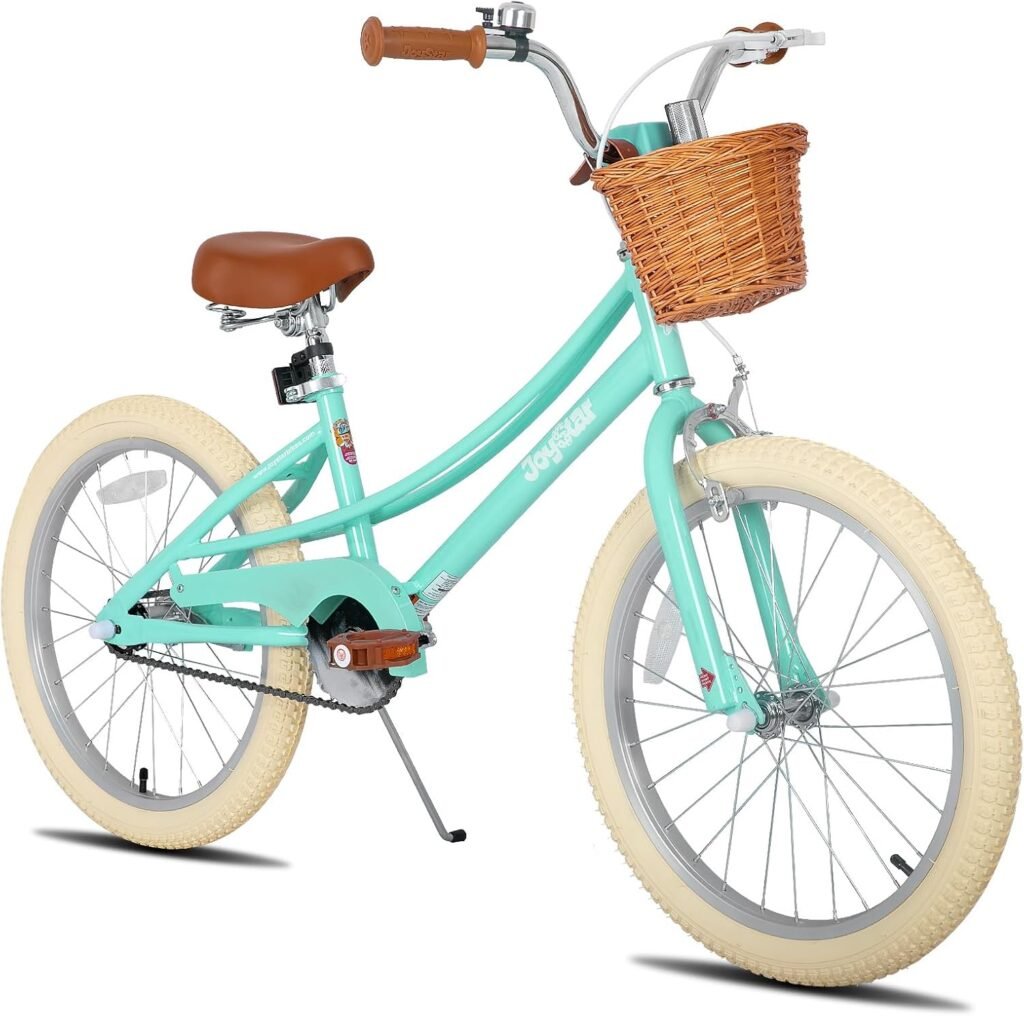 Meisjesfiets 12 tot 20 inch met zijwieltjes, mandje, verstelbaar stuur en zadel, zijstandaard en luchtbanden