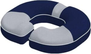 Orthopedisch Stoelkussen voor Aambeien en Prostaat – Ergonomisch Zitkussen – Coccyx- en Stuitkussen voor Drukverlichting – Lichtgrijs