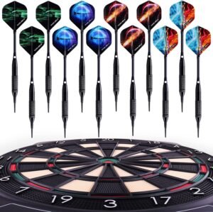 Digitaal dartbord met darts, LED-display, meerdere spelmodi, geluidsfeedback en adapter