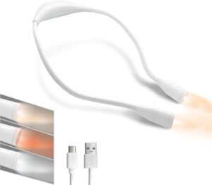 Oplaadbare LED Leeslamp – Flexibel Leeslampje met Dimbare Helderheid – Verstelbare Leesverlichting voor Nachtkastje, Lezen en Studeren