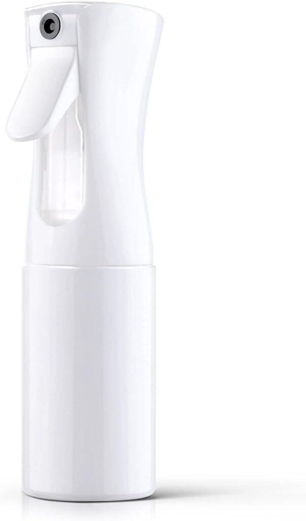 Transparante haarverstuiver 200 ml, navulbare kapperssproeier voor gelijkmatige bevochtiging van het haar