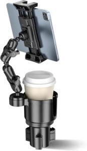Magnetische Tablethouder met 360° Draaibare Boetvoet – Tabletstandaard met Sterke Magneet – Voor iPad en Tablet – Wand- en Kastmontage met 2 Metalen Platen