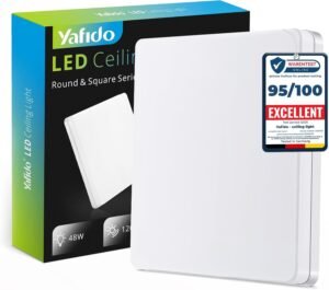 LED plafondlamp met verstelbare lichtkleuren voor woonkamer en slaapkamer