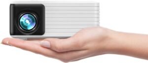 Mini Projector HD 1080p – Draagbare Beamer met WiFi en Bluetooth – Voor Films, Presentaties en Gaming – HDMI, USB, AV, VGA