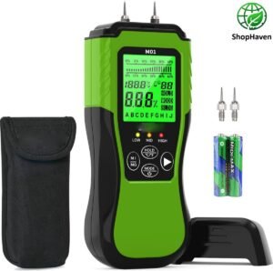Houtvochtmeter Digitaal – Vochtigheidsmeter voor Hout – Houtvocht Tester voor Timmerwerk en Houtbewerking – Nauwkeurige Vochtmeting