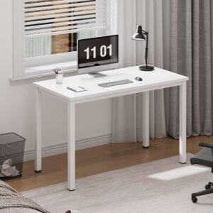 Computerbureau 80 x 40 x 75 cm – Pc Tafel voor Thuiswerken en Studeren – Functioneel Werkbureau voor Home Office en Vergaderruimte