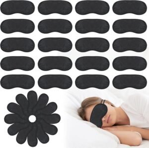 Slaapmasker Lichtdicht en Verstelbaar – Comfortabele Oogbedekking voor Slapen en Ontspanning – Inclusief Oordopjes voor een Rustige Nachtrust
