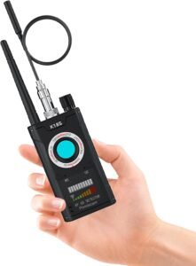Draadloze Camera Detector – Verborgen Camera- en Afluisterapparatuur Detector – RF Scanner en GPS Tracker Detector – Spy Detector voor Privacybeveiliging