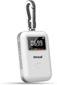 Mini CO2 Detector – Luchtkwaliteitsmonitor voor Thuis en Kantoor – Compacte en Draagbare CO2 Meter – Nauwkeurige Luchtkwaliteitsmeting