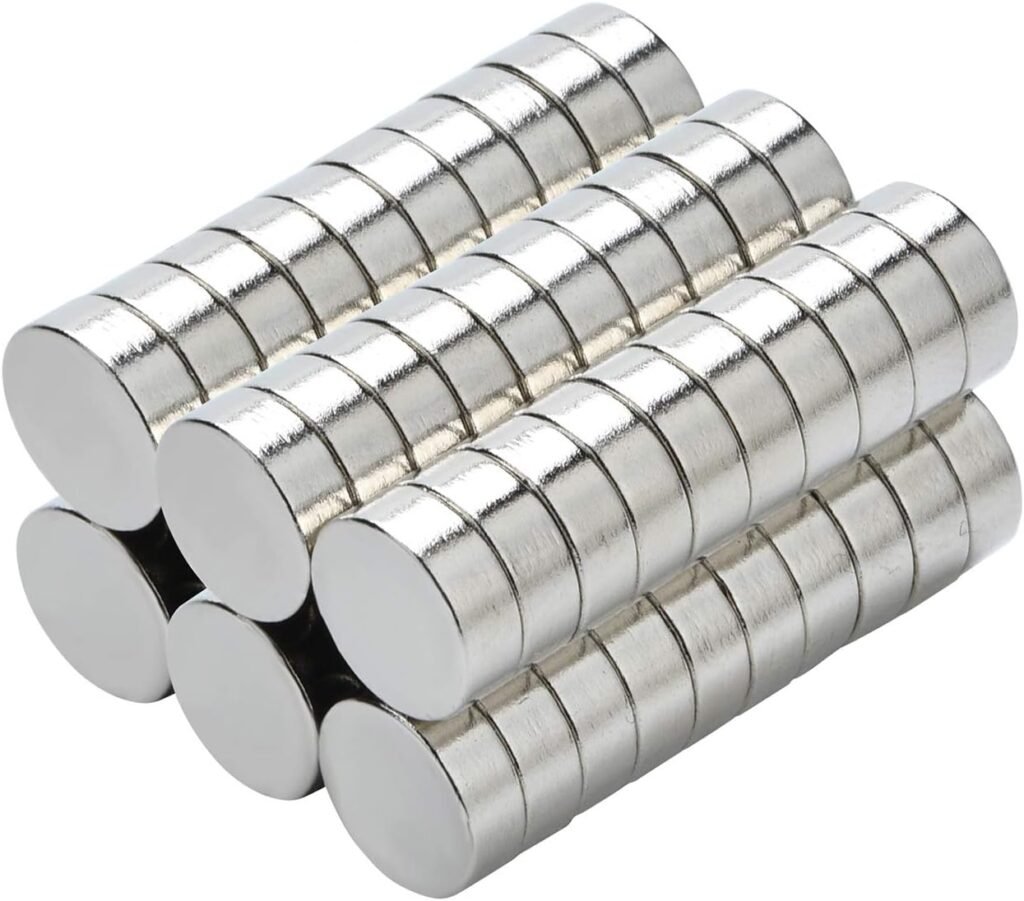 50 stuks mini magneten 8 x 3 mm voor whiteboard, magnetisch bord en koelkast