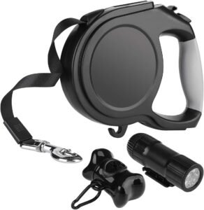 Uittrekbare Hondenriem 8 Meter – Flexibele Hondenlijn voor Wandelen en Training – Ergonomische Handgreep – Voor Alle Hondenmaten