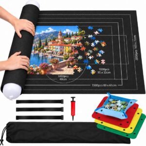 Puzzelmap – Puzzelmat met Vilten Ondergrond – Opbergtas voor Puzzels – Voor Puzzels en Creatief Spel