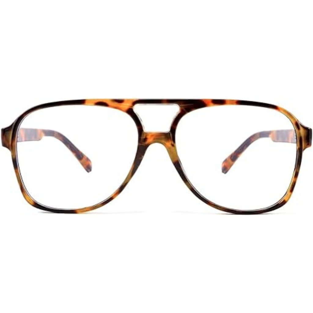 Retro bril met blauwlichtfilter in 70s 80s stijl voor mannen en vrouwen, computer- en gamingbril