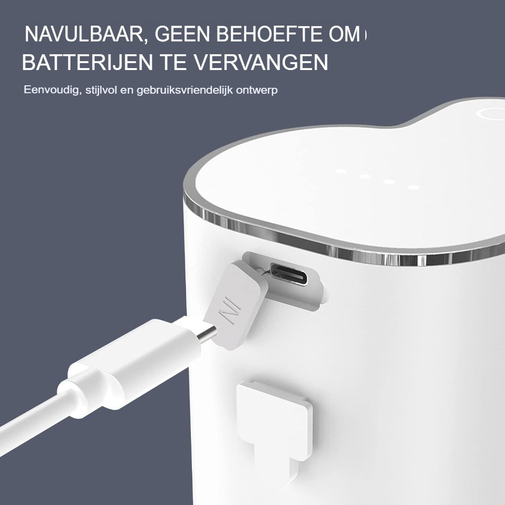 Automatische zeepdispenser met bewegingssensor en USB-oplaadbare schuimfunctie