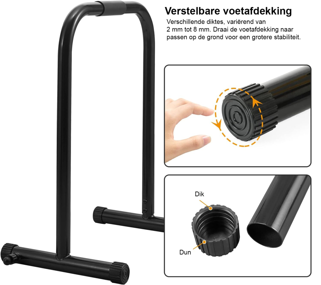 Push-up steunen voor fitness - ergonomische handvatten voor push-ups en dips, draagbaar en duurzaam ontwerp