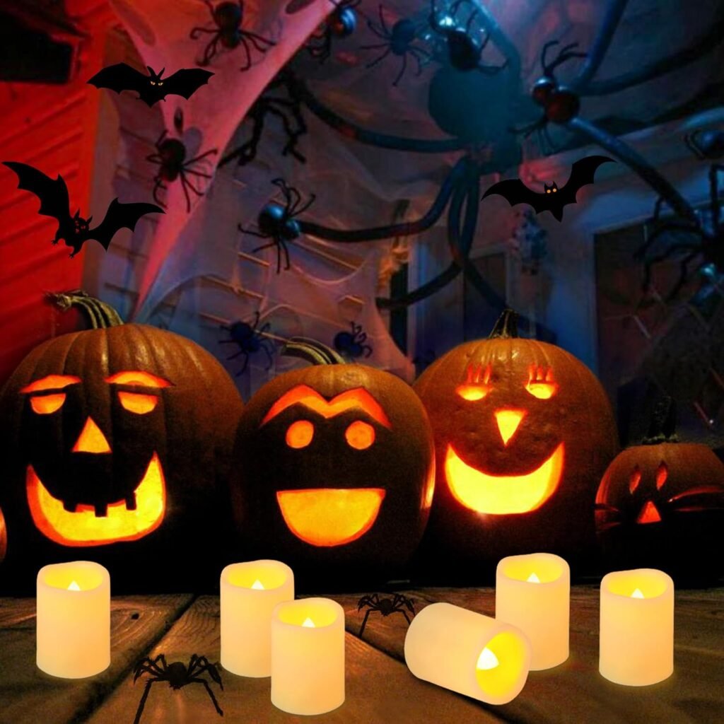LED Waxinelichtjes 72 Stuks - Flameless Theelichtjes met Flikkerend Licht - Batterijgevoede Sfeerverlichting - 5 cm - Voor Feest en Decoratie
