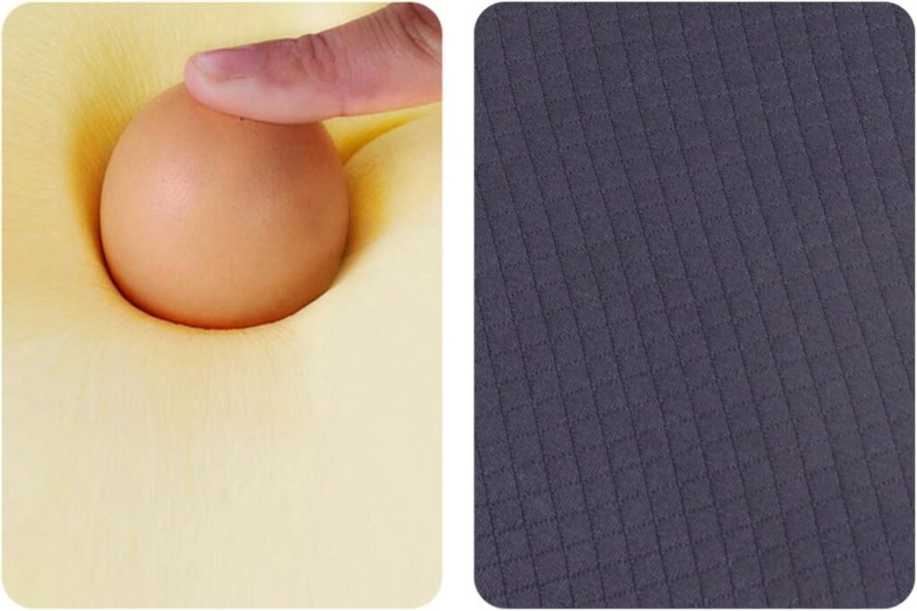 Memory foam zitkussen met gel en ovale uitsparing voor stuitbeenpijn, ischias en aambeien, geschikt voor kantoorstoel en auto