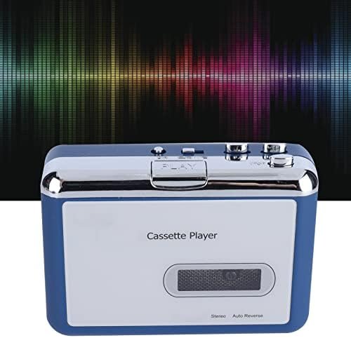 Bluetooth cassette speler met Auto Reverse, draagbaar ontwerp en Bluetooth-uitgang voor koptelefoon en luidspreker