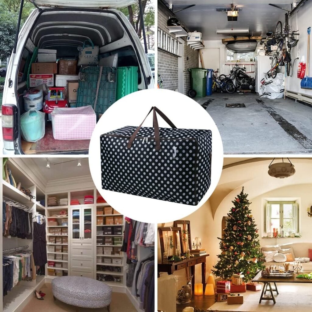 2-pack zwarte opvouwbare reistas, grote weekendtas en duffle bag voor vakantie, kamperen en zakenreizen
